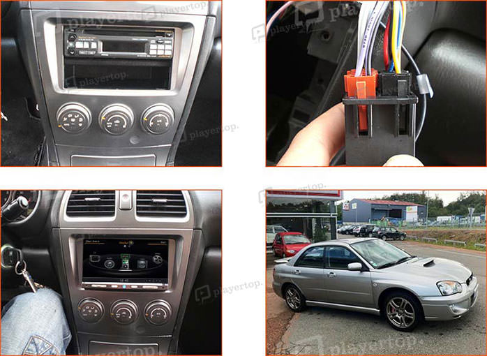 installation autoradio subaru impreza wrx 2004 2006